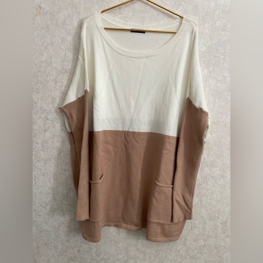 Pretty Garden women's extra large long sleeve oversized tunic sweater - Picture 1 of 5
